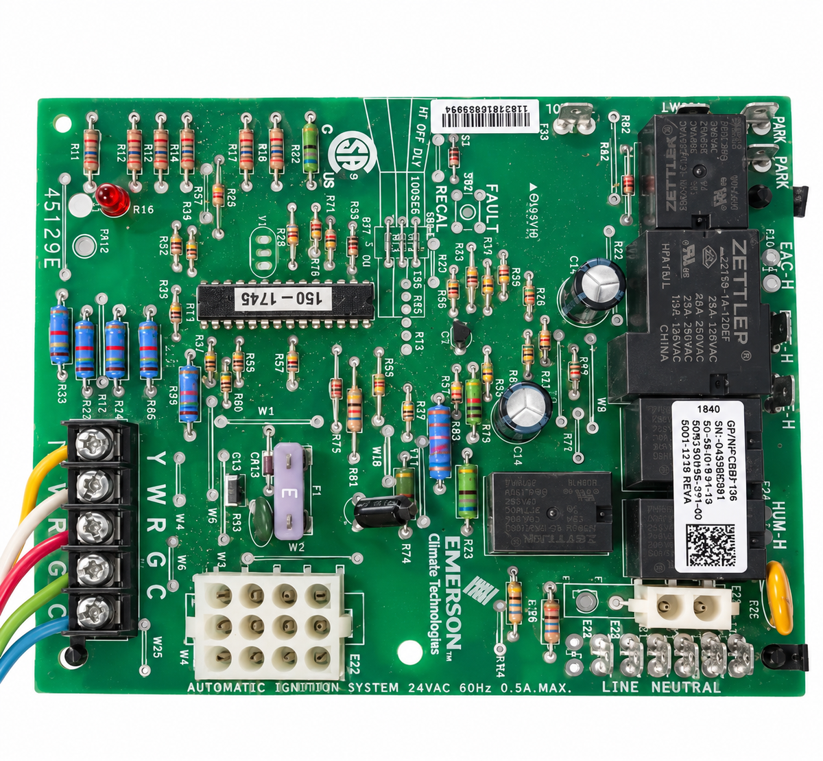 Emerson White-Rodgers PCBBF136 furnace control board