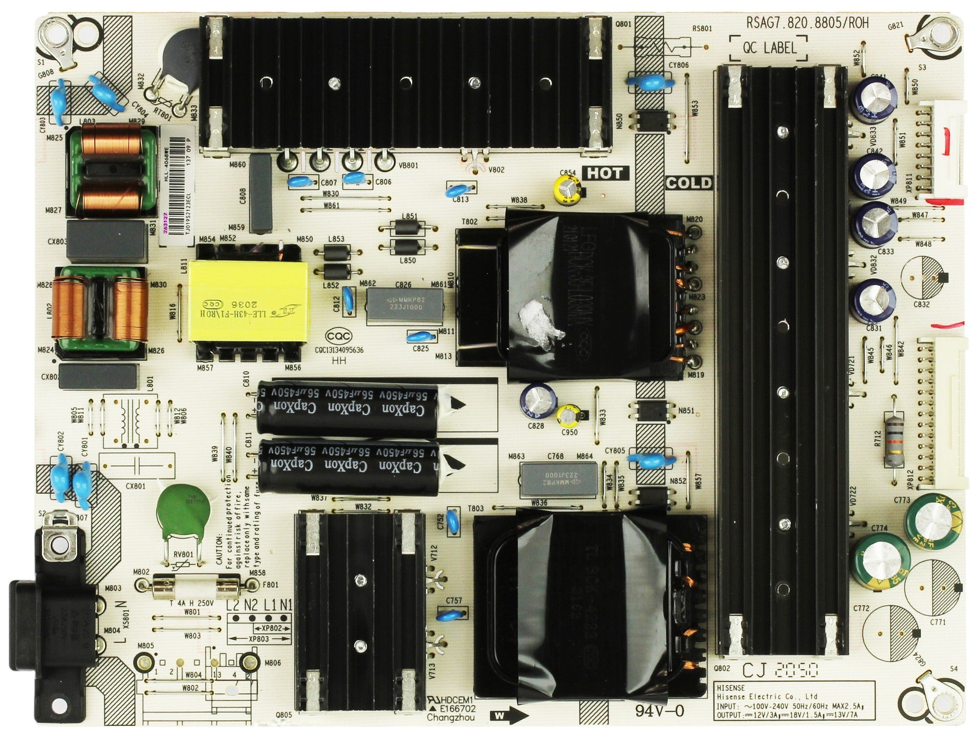 Hisense 263127 Power Supply for 50U6G