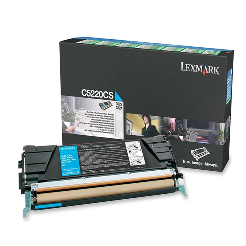New, Pre-Owned - Lexmark C5220CS Cyan Toner Cartridge
