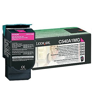 New, Pre-Owned - Lexmark C540A1MG Magenta Toner Cartridge