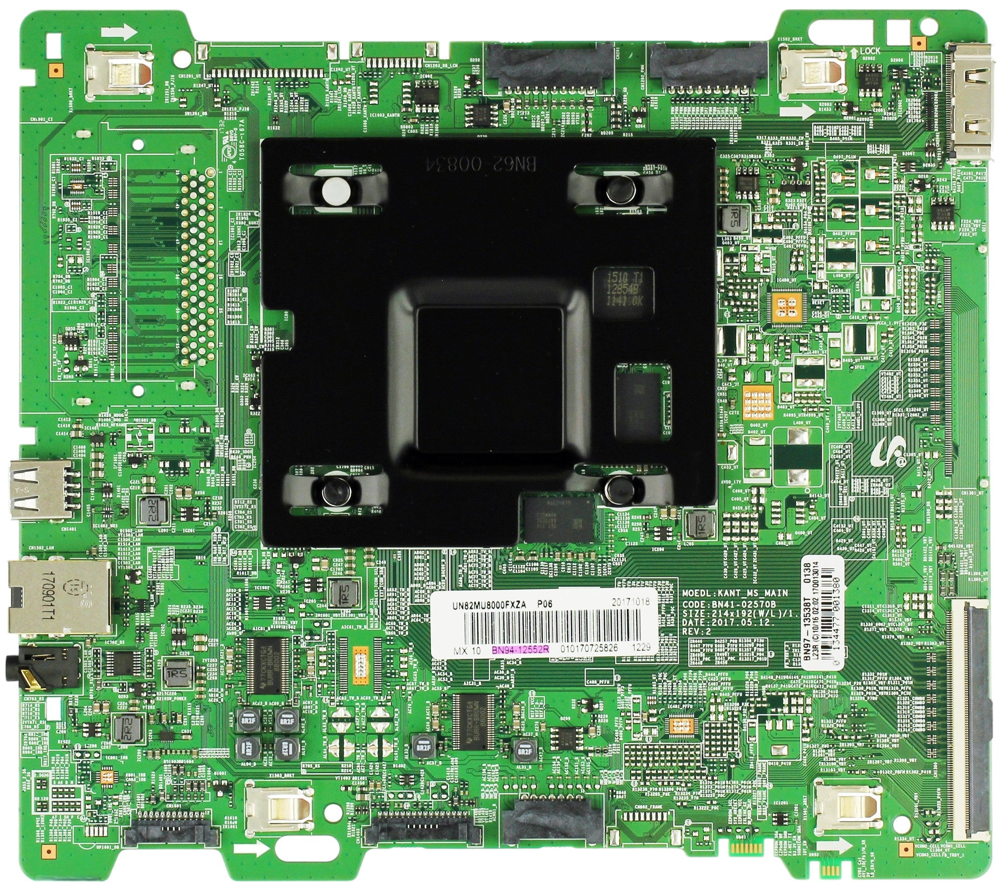 Samsung BN94-12552R Main Board for UN82MU8000FXZA (Version FB02)