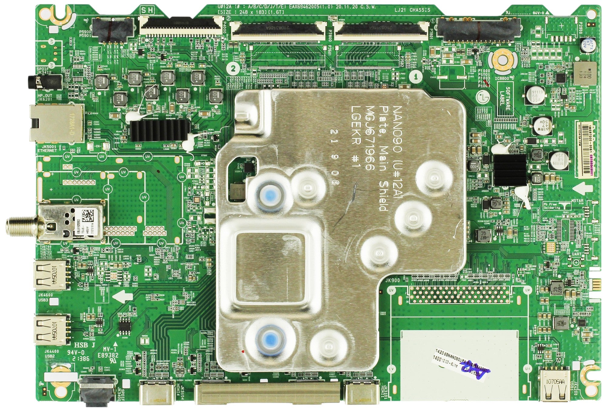 LG EBT66649001 Main Board for 65NANO90UPA.BUSFLKR