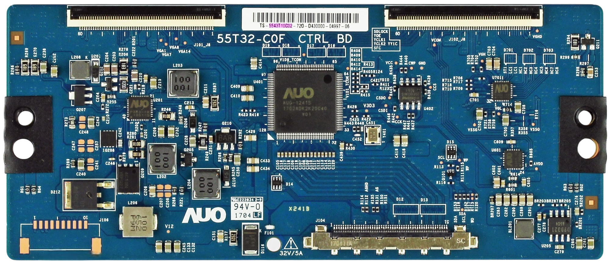 TCL Hisense Sharp 55.43T10.C02 (55T32-C0F) T-Con Board (55.43T10.C02)