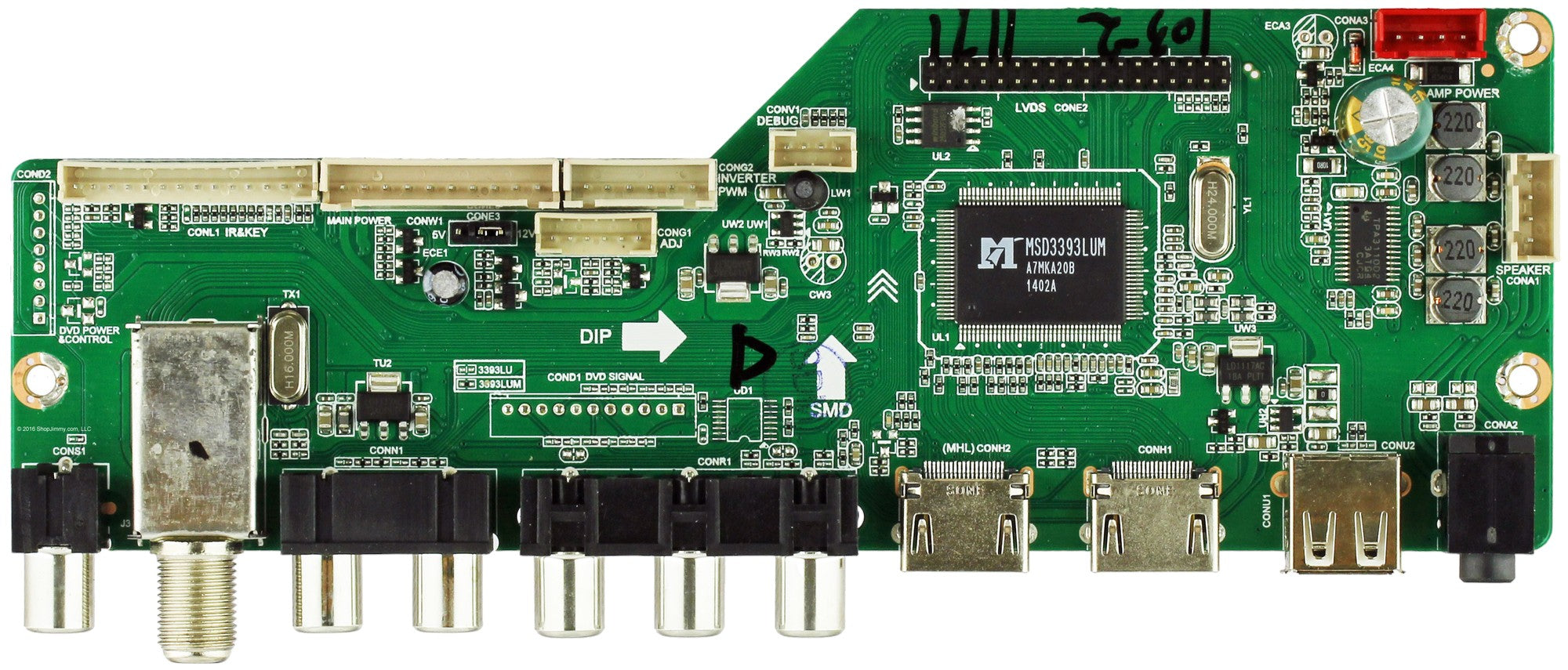 RCA 55120RE01M3393LNA5-B3 Main Board for LED55C55R120Q (SEE NOTE)