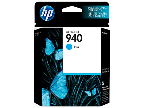 New, Pre-Owned - HP 940 (C4903AN) Cyan Ink Cartridge