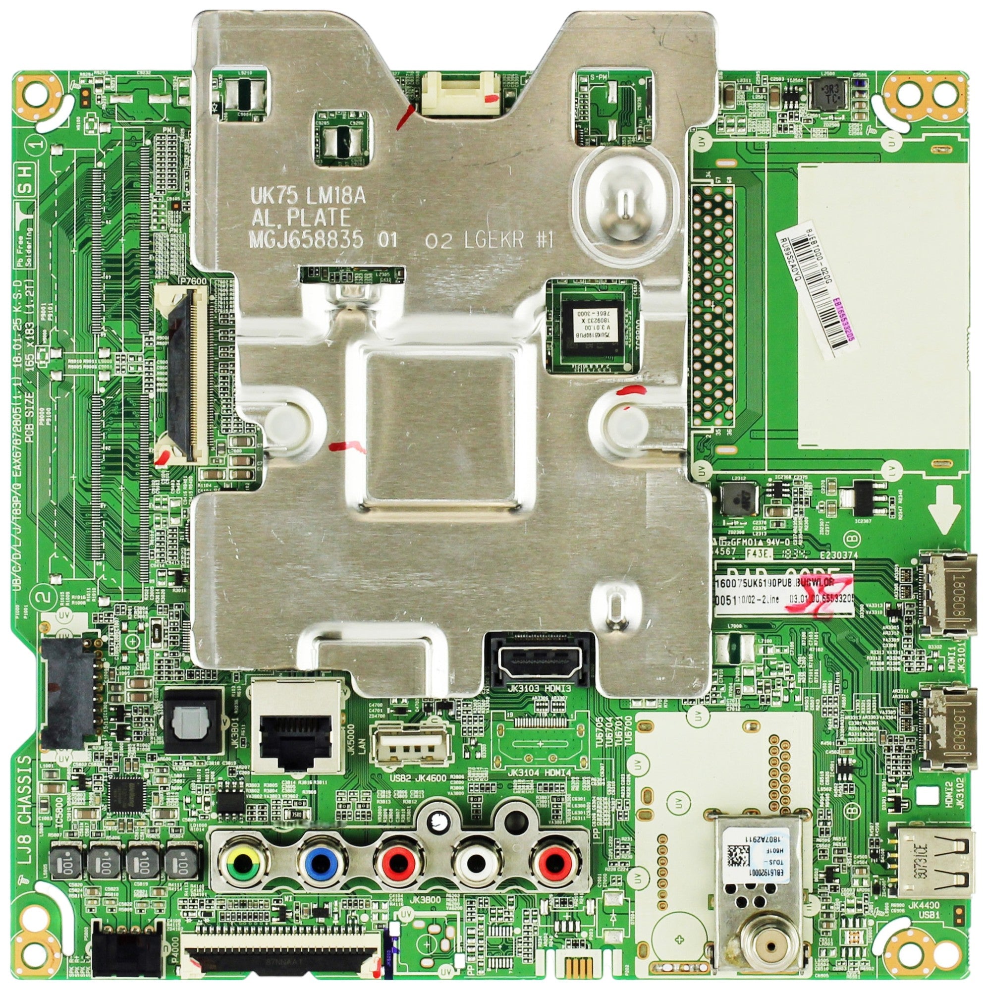 LG EBT65533205 Main Board for 75UK6190PUB.BUSWLOR