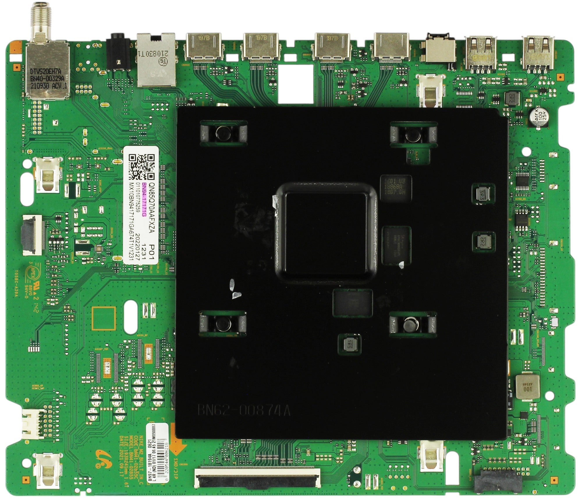 Samsung BN94-17171G Main Board QN65Q70AAFXZA QN75Q7DAAFXZA (Version CH07)