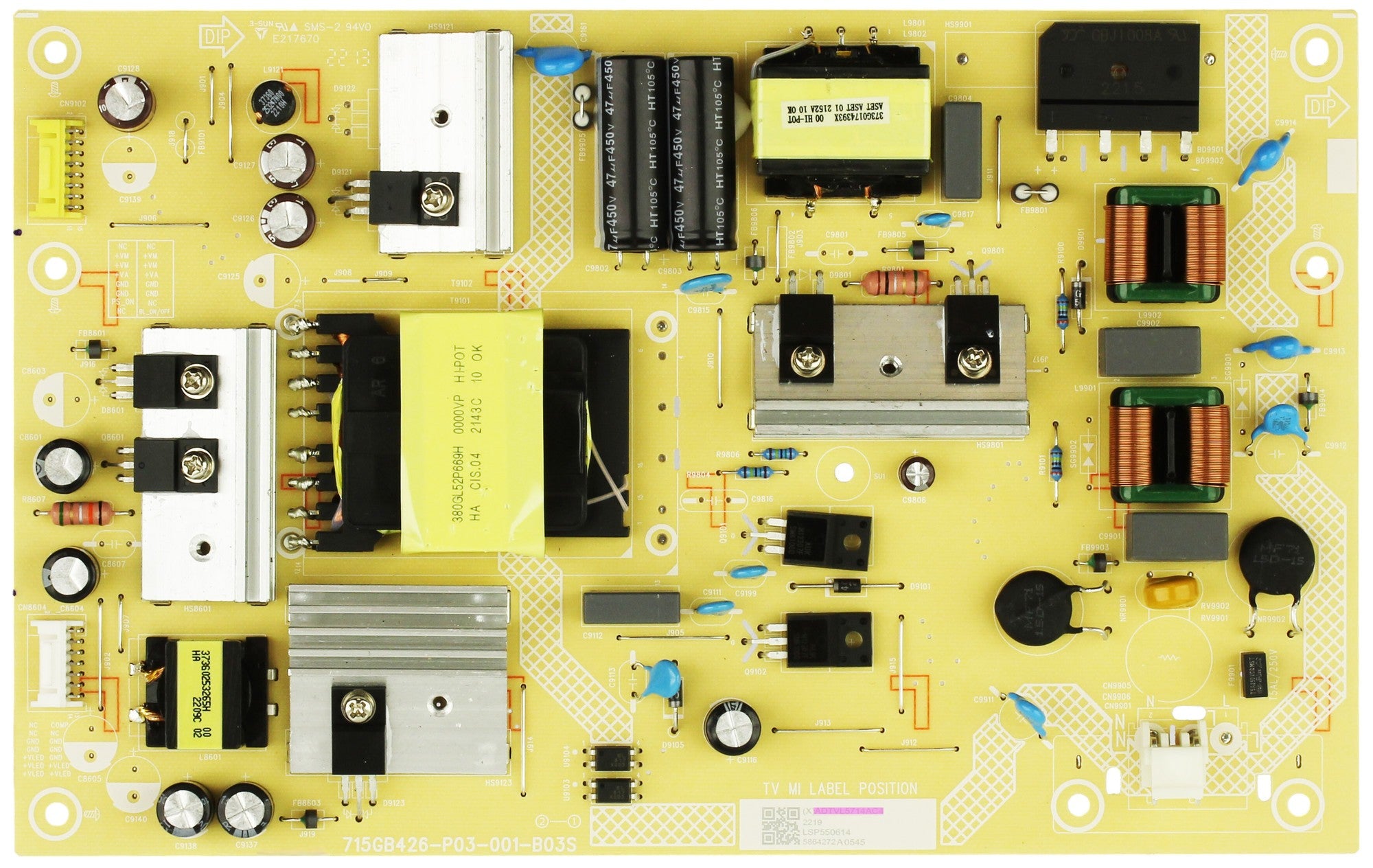 Vizio ADTVL5714AC4 Power Supply Board