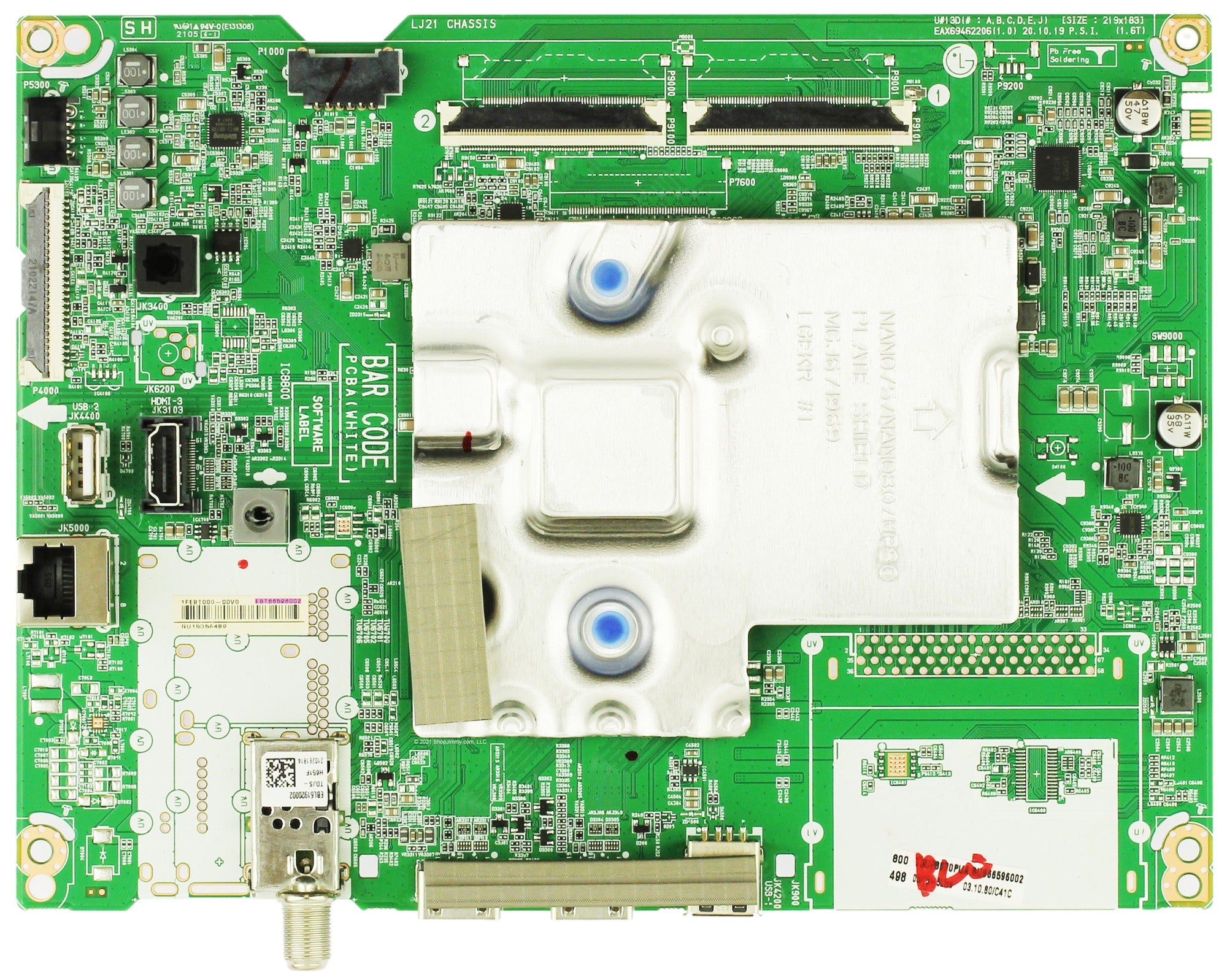 LG EBT66596002 Main Board for 75UP8070PUA.BUSFLKR