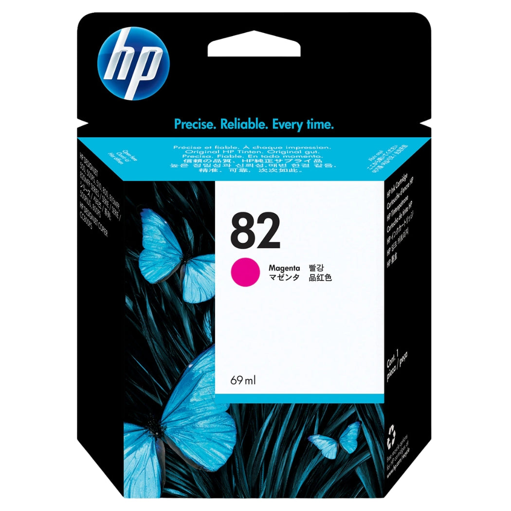 New, Pre-Owned - HP 82 69-ml (C4912A) Magenta Ink Cartridge