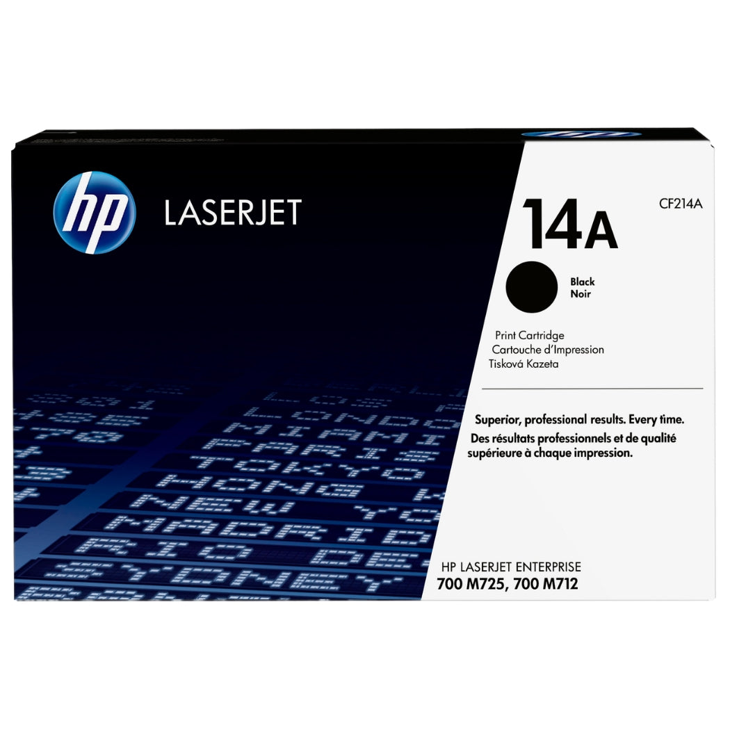 New, Pre-Owned - HP 14A Standard Yield Black Toner Cartridge, CF214A