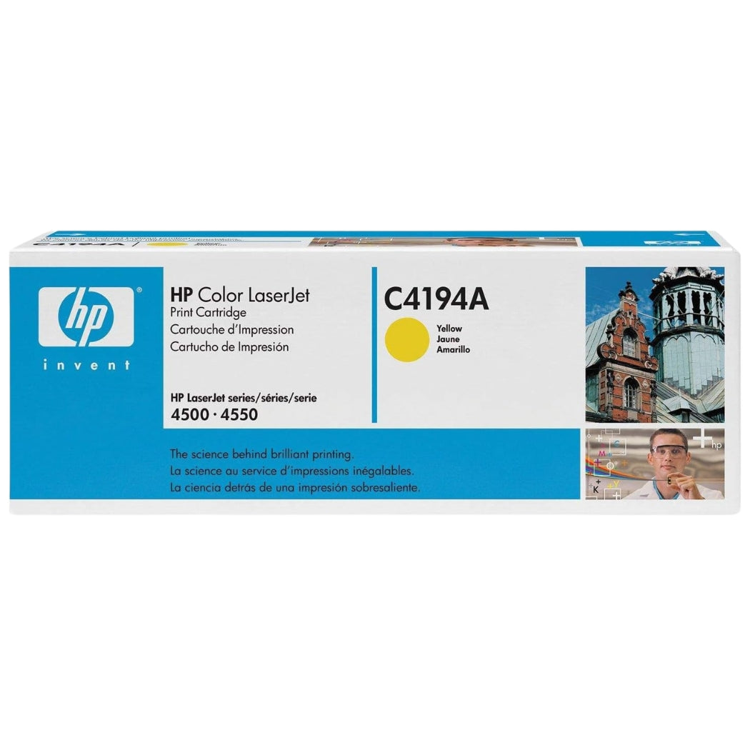 New, Pre-Owned - HP C4194A Yellow Toner Cartridge