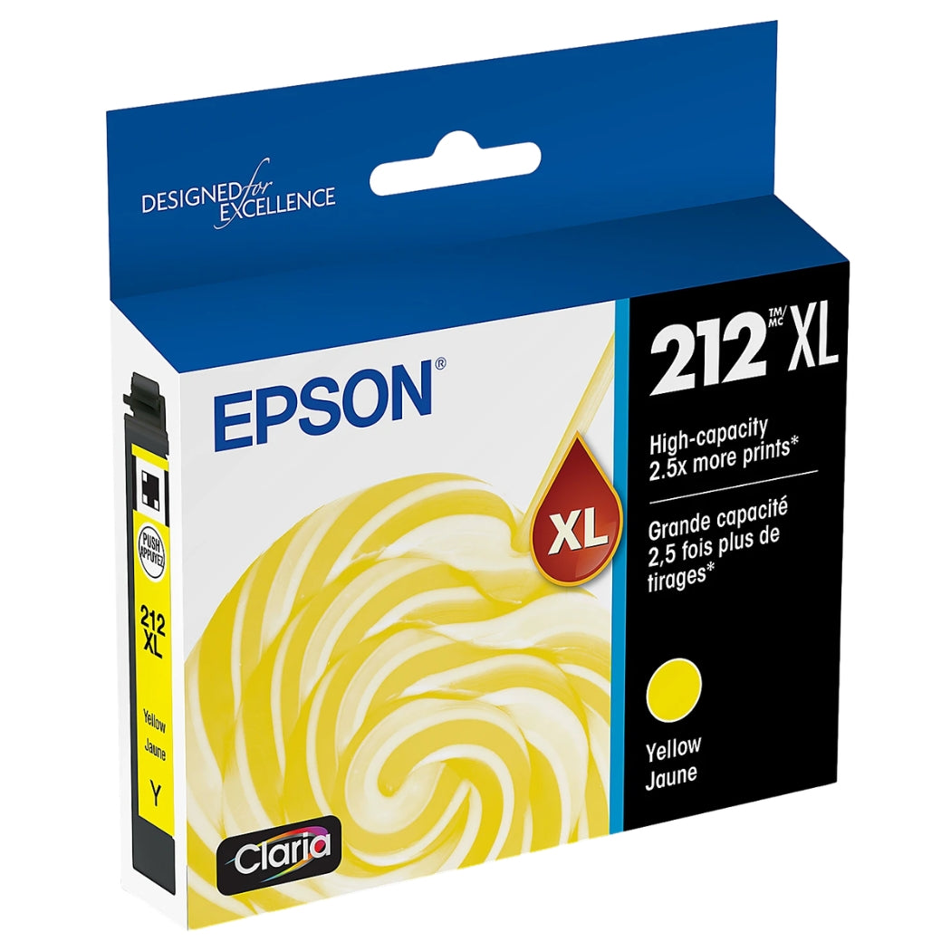 New, Pre-Owned - Epson 212XL High Capacity Ink Cartridge Yellow