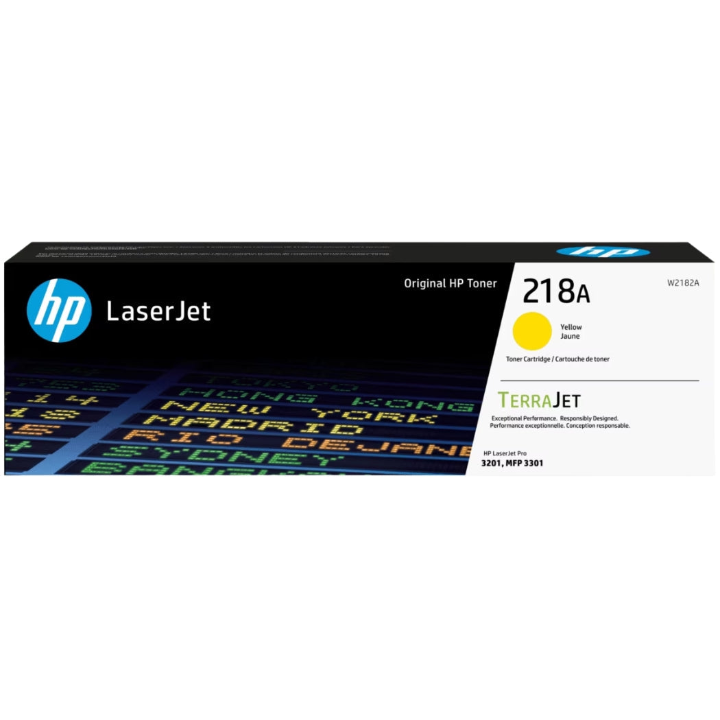 New, Pre-Owned - HP 218A Standard Yield Yellow Toner Cartridge, W2182A