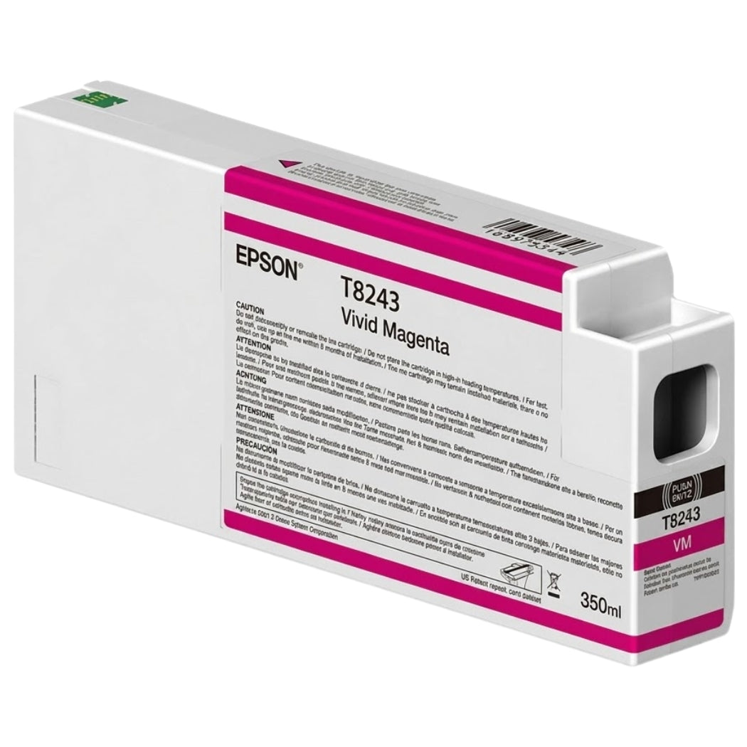 New, Pre-Owned - Epson 824 Magenta Ink Cartridge, T824300