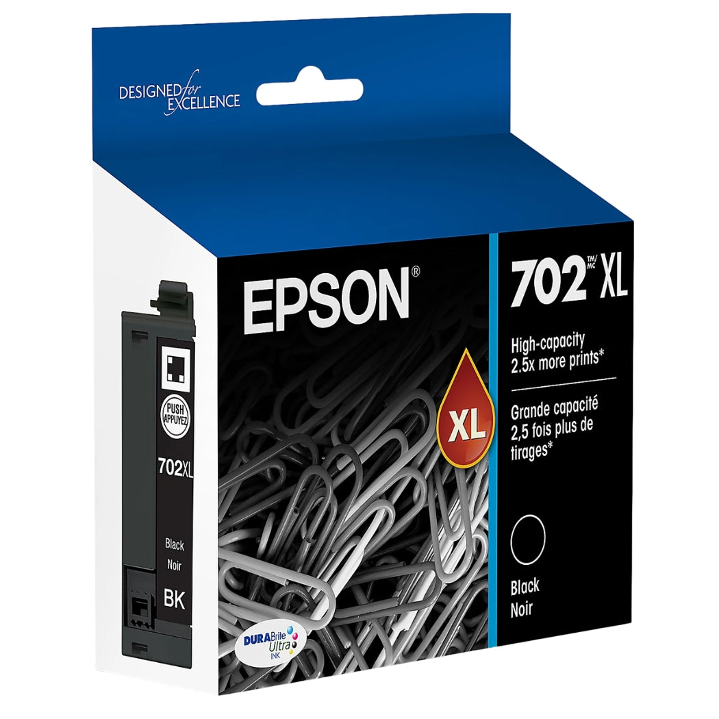 New, Pre-Owned - Epson T702XL Black High Yield ( T702XL120-S) Ink Cartridge