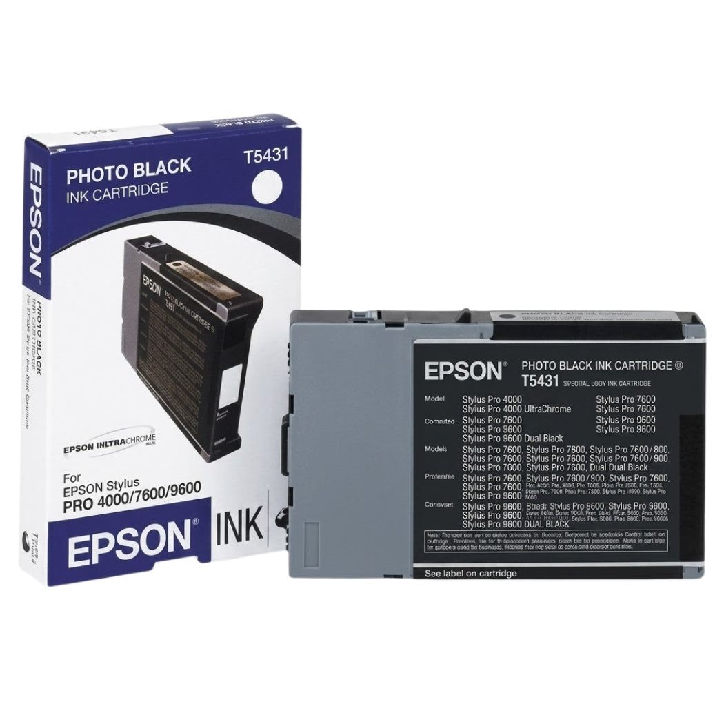 New, Pre-Owned - Epson T543100 Photo Black Ink Cartridge