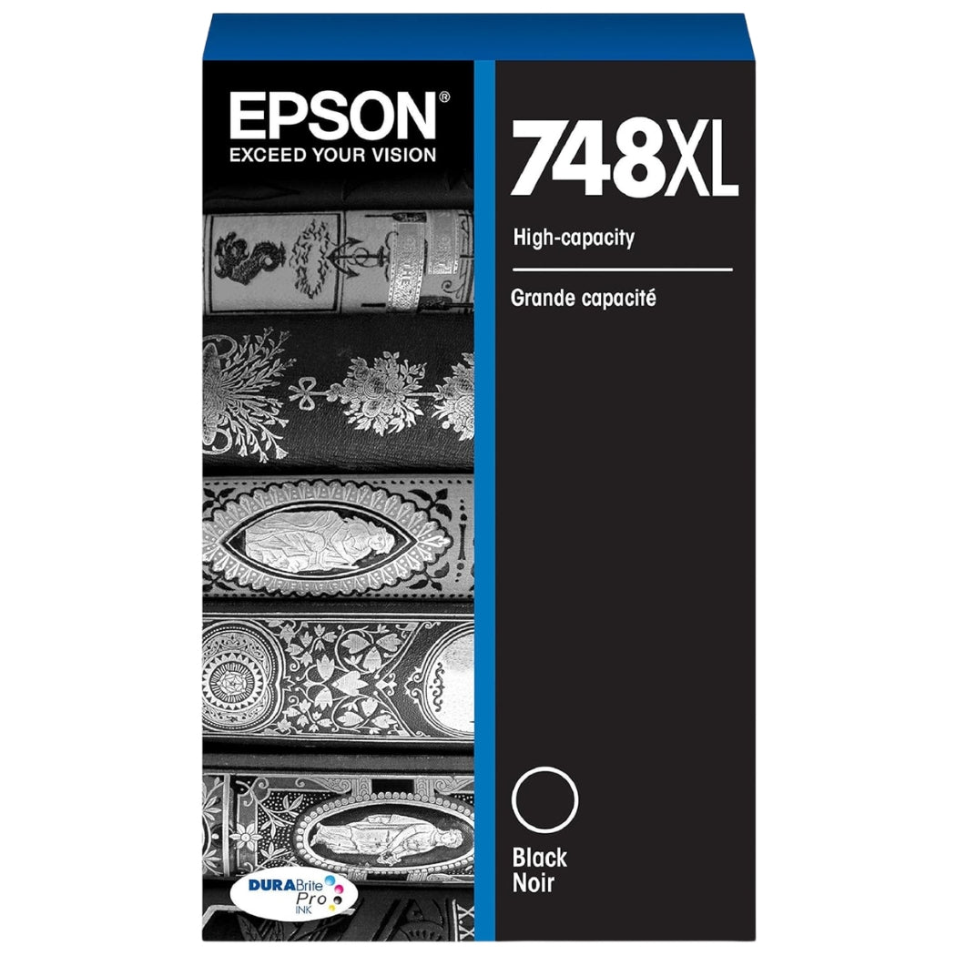 New, Pre-Owned - Epson 748XL High-Yield Black DURABrite Pro Ink Cartridge, T748XL120