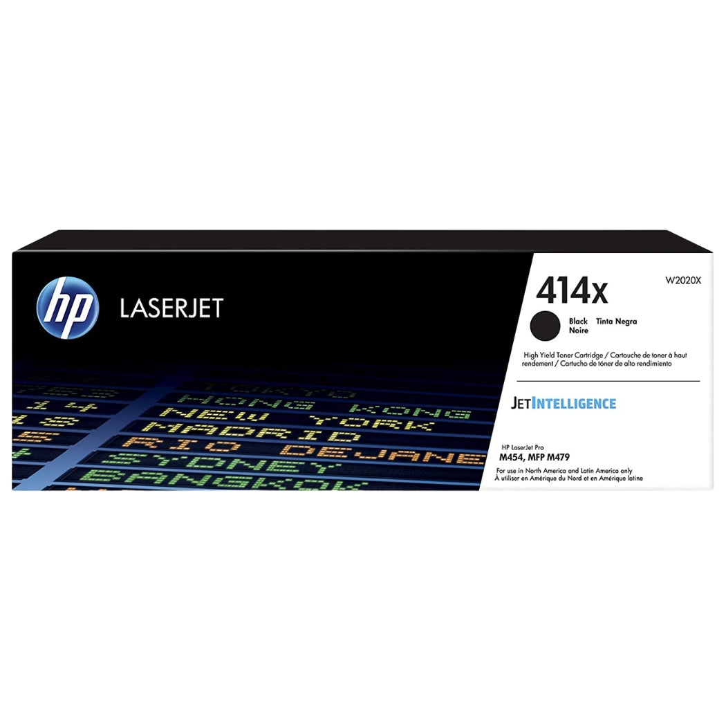 New, Pre-Owned - HP 414X High-Yield Black Laser Toner Cartridge, W2020X