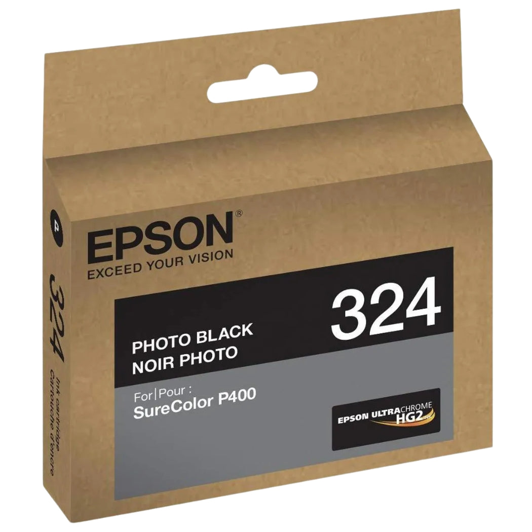 New, Pre-Owned - Epson 324 Standard-Yield Photo Black UltraChrome HG2 Ink Cartridge, T324120