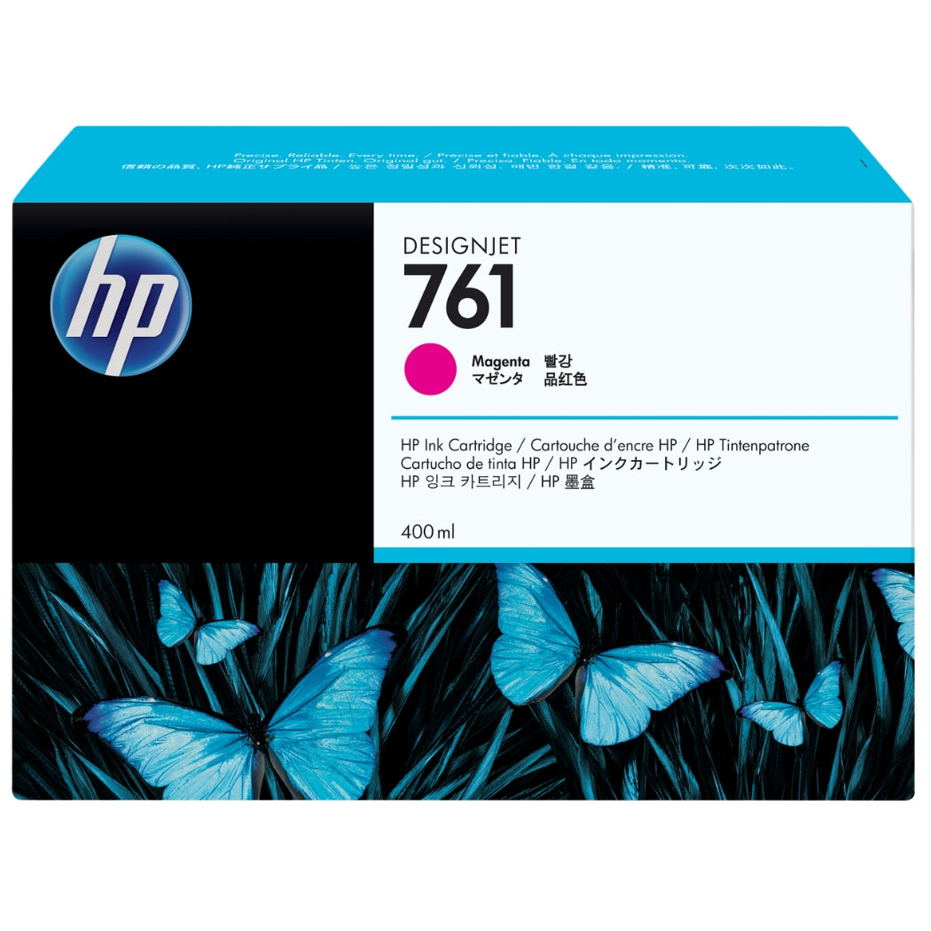 New, Pre-Owned - HP 761 400mL (CM993A) Magenta Ink Cartridge