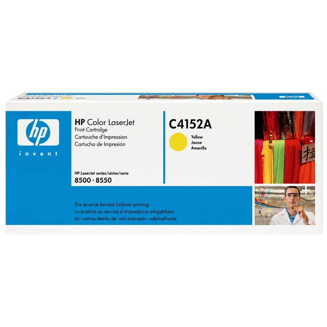 New, Pre-Owned - HP C4152A High-Yield Yellow LaserJet Toner Cartridge