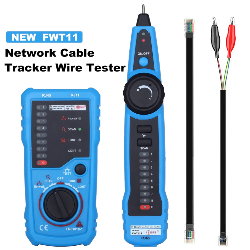 BSIDE FWT11 Network Cable Tracker for RJ11/RJ45 LAN Test