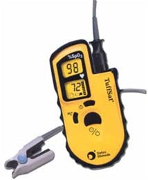 GE Ohmeda Tuffsat 6051-0000-160 Handheld Pulse Meter w/ Finger Sensor