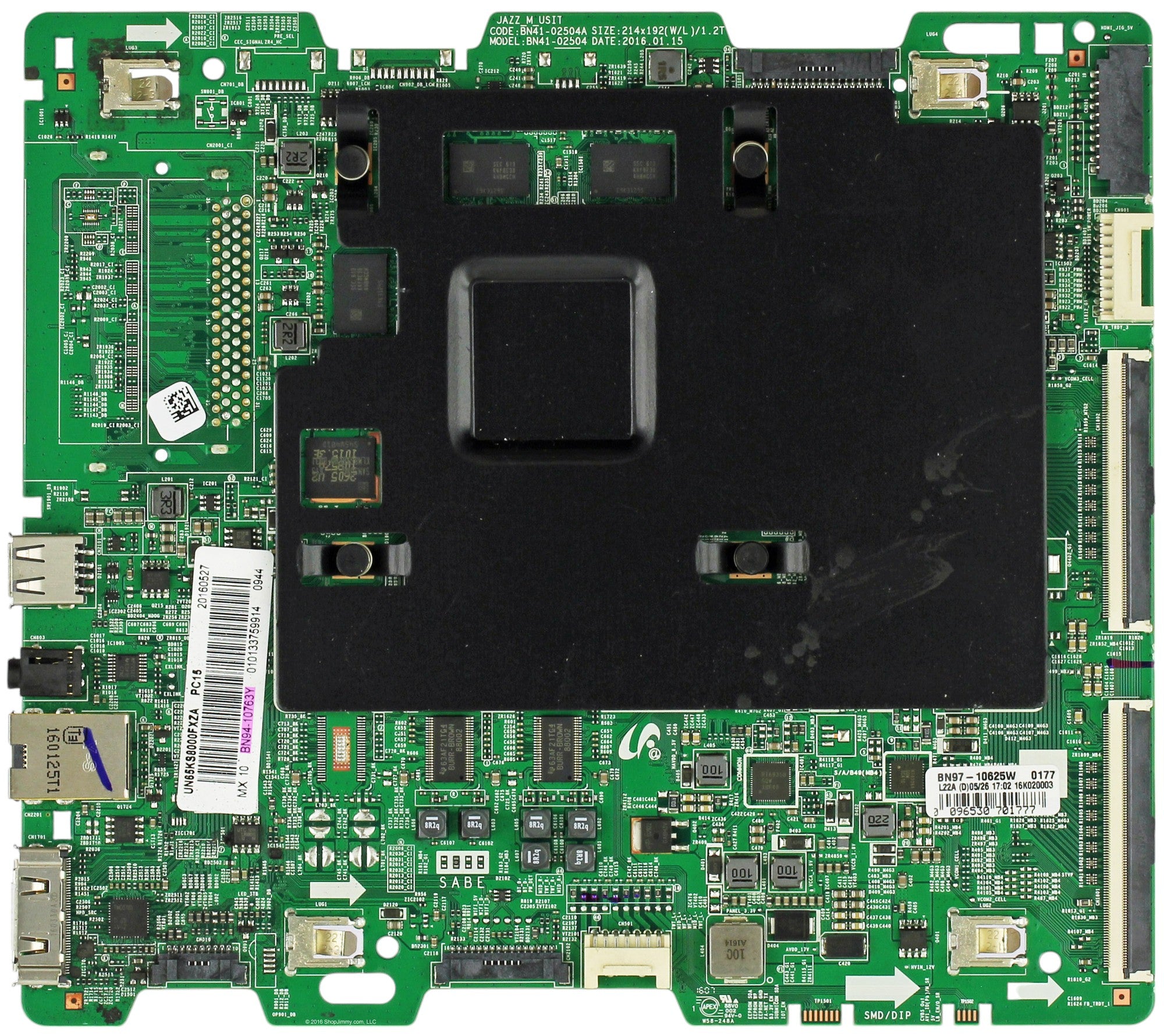 Samsung BN94-10763Y Main Board for UN65KS8000FXZA (Version AA02)