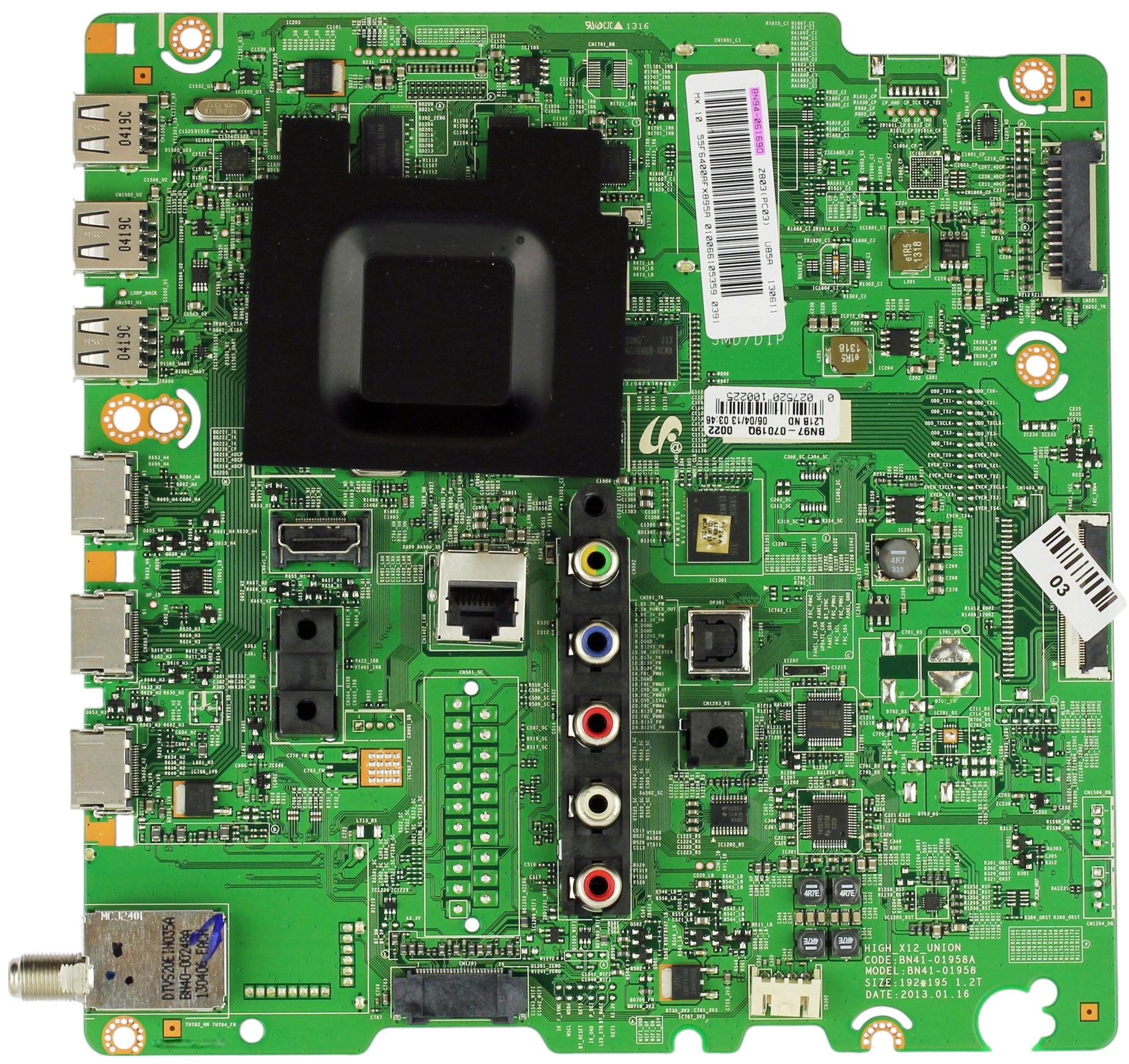 Samsung BN94-06169D Main Board for UN55F6400AFXZA