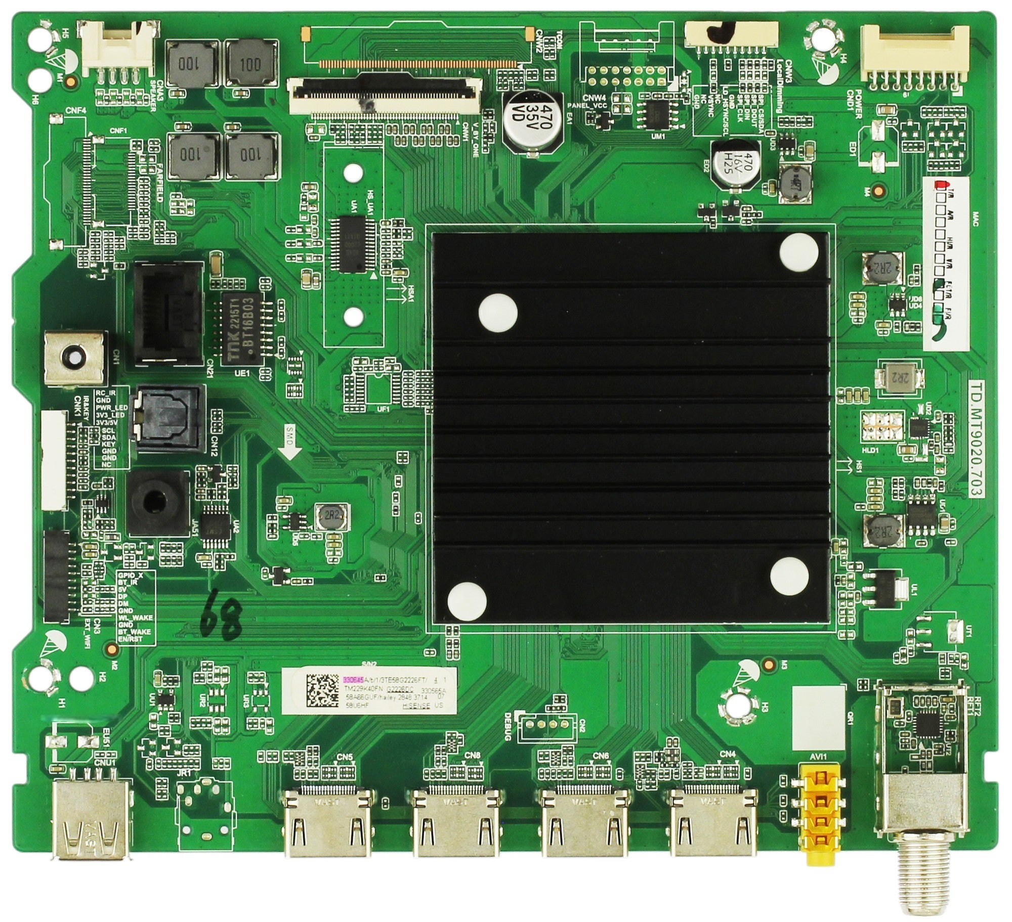 Hisense Main Board 330645 330565 for 58U6HF