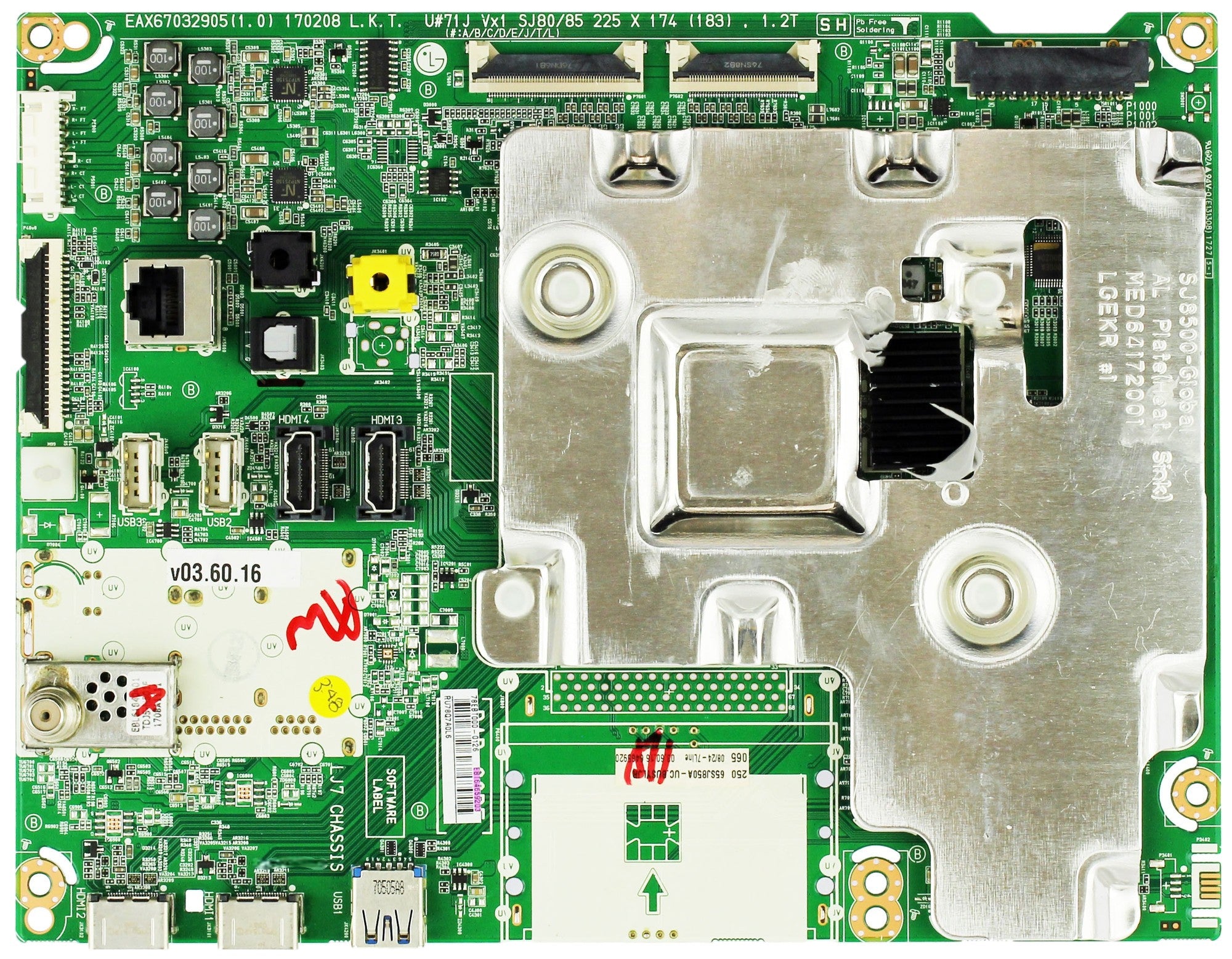 LG EBT64659203 Main Board for 65SJ850A-UC.BUSYLJR