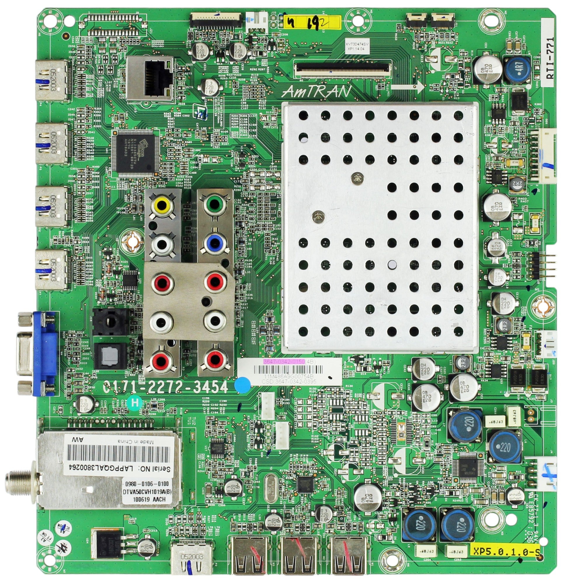 Vizio 3647-0342-0150 Main Board for XVT3D474SV