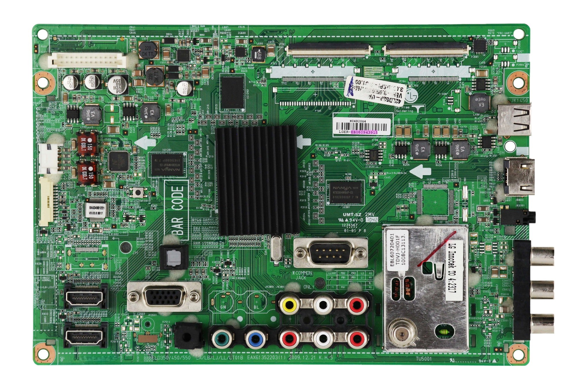 LG EBU60943915 (EAX61352203(1)) Main Board for 42LD520-UA