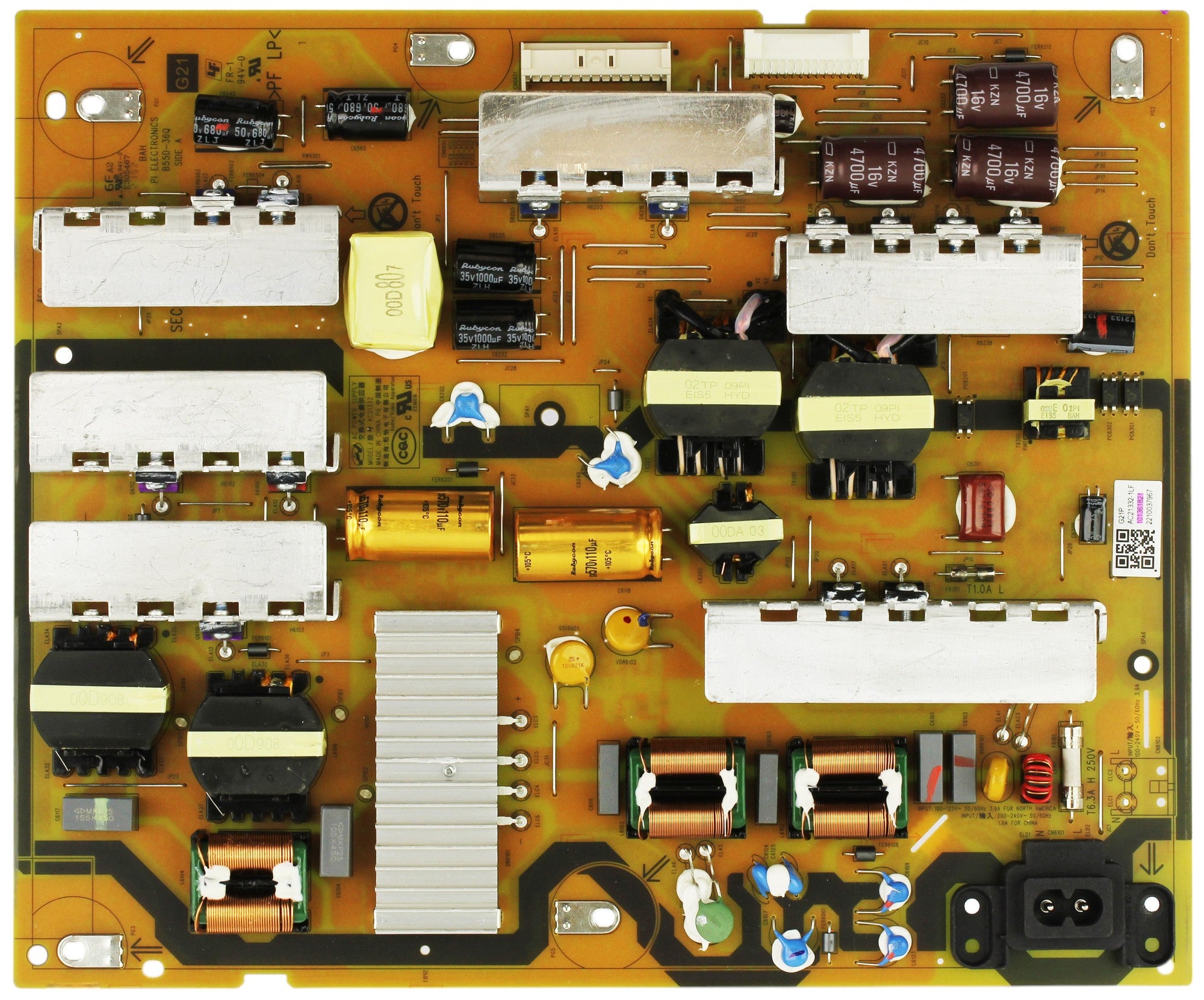 Sony 1-013-618-21 G21P Power Supply Board