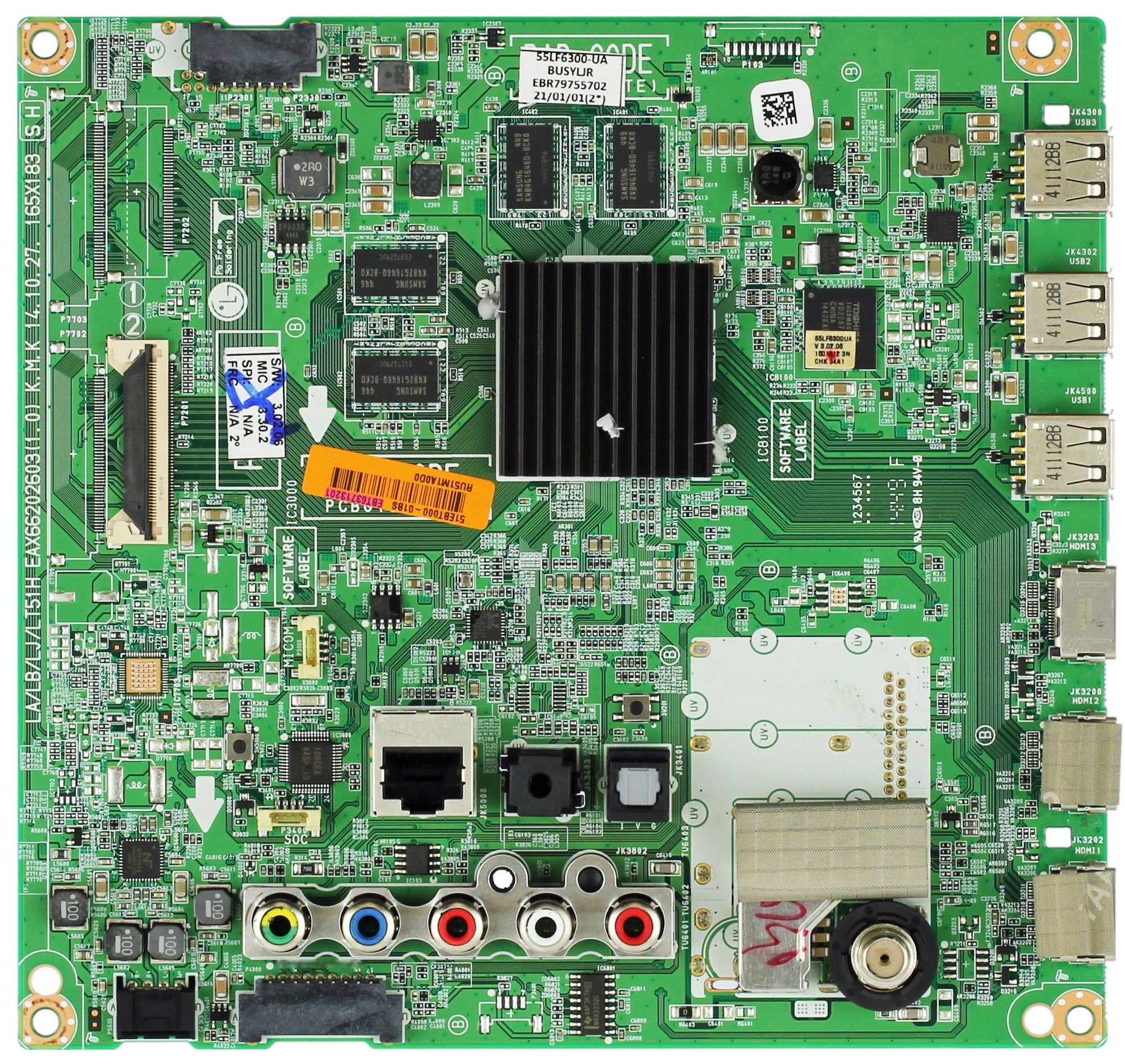 LG EBT63713201 Main Board for 55LF6300-UA