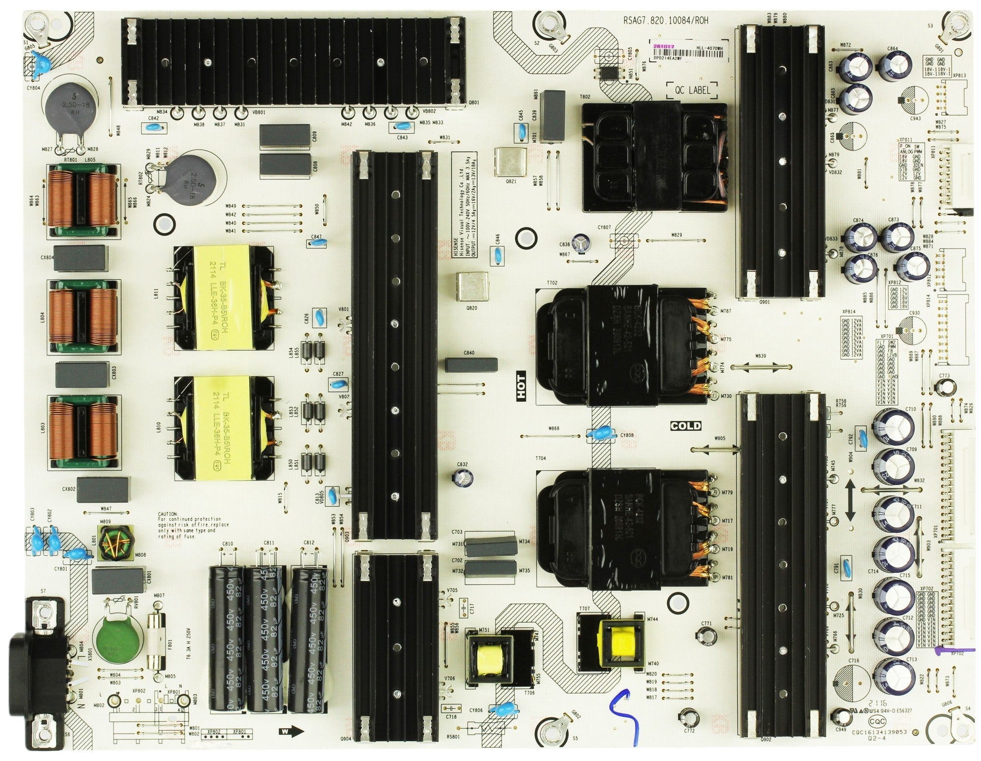 Hisense 281017 Power Supply Board