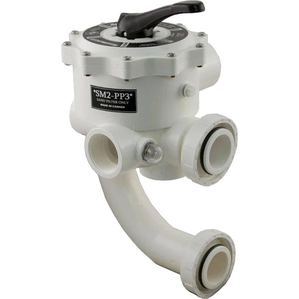 Multiport Valve, Praher SM2-PP3, 2 inch, with PacFab Plumbing