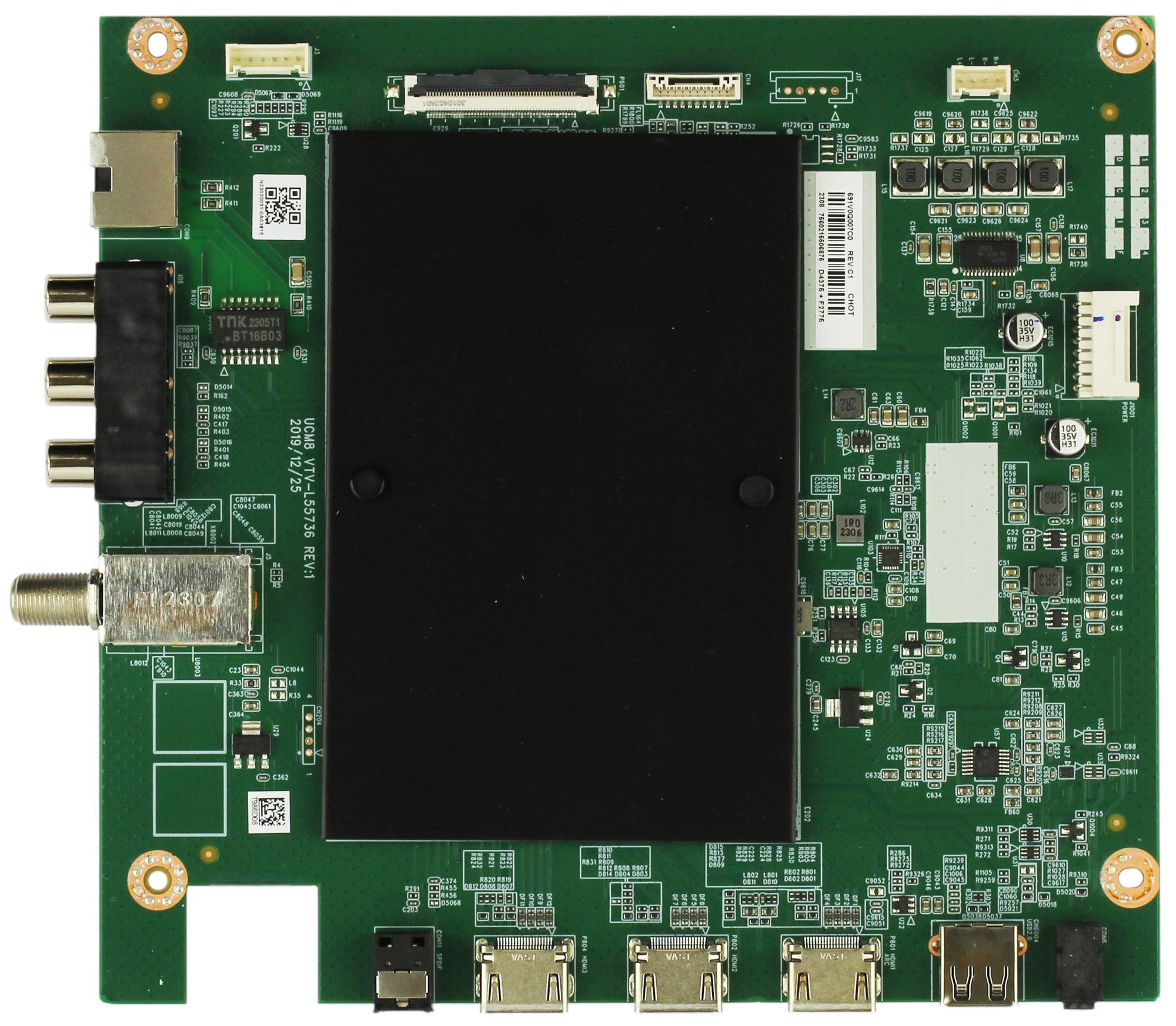691V0Q007C0 Toshiba Main Board, VTV-L55736, 50LF621U21