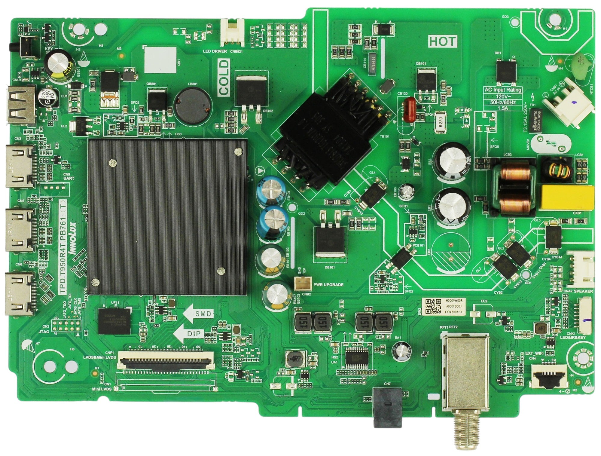 Roku 6M03A000FD00J Main Board/Power Supply 40R3BX