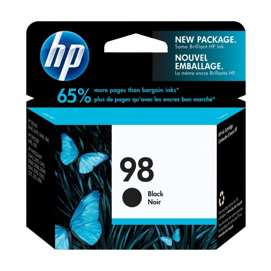 New, Pre-Owned - HP 98 (C9364WN) Black Ink Cartridge