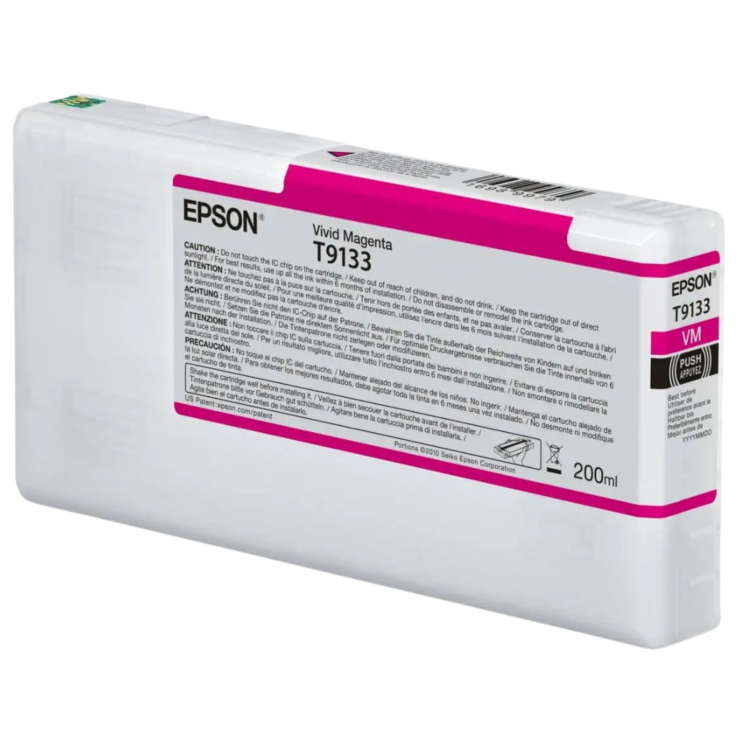 New, Pre-Owned - Epson T9133 Standard Yield Magenta Ink Cartridge