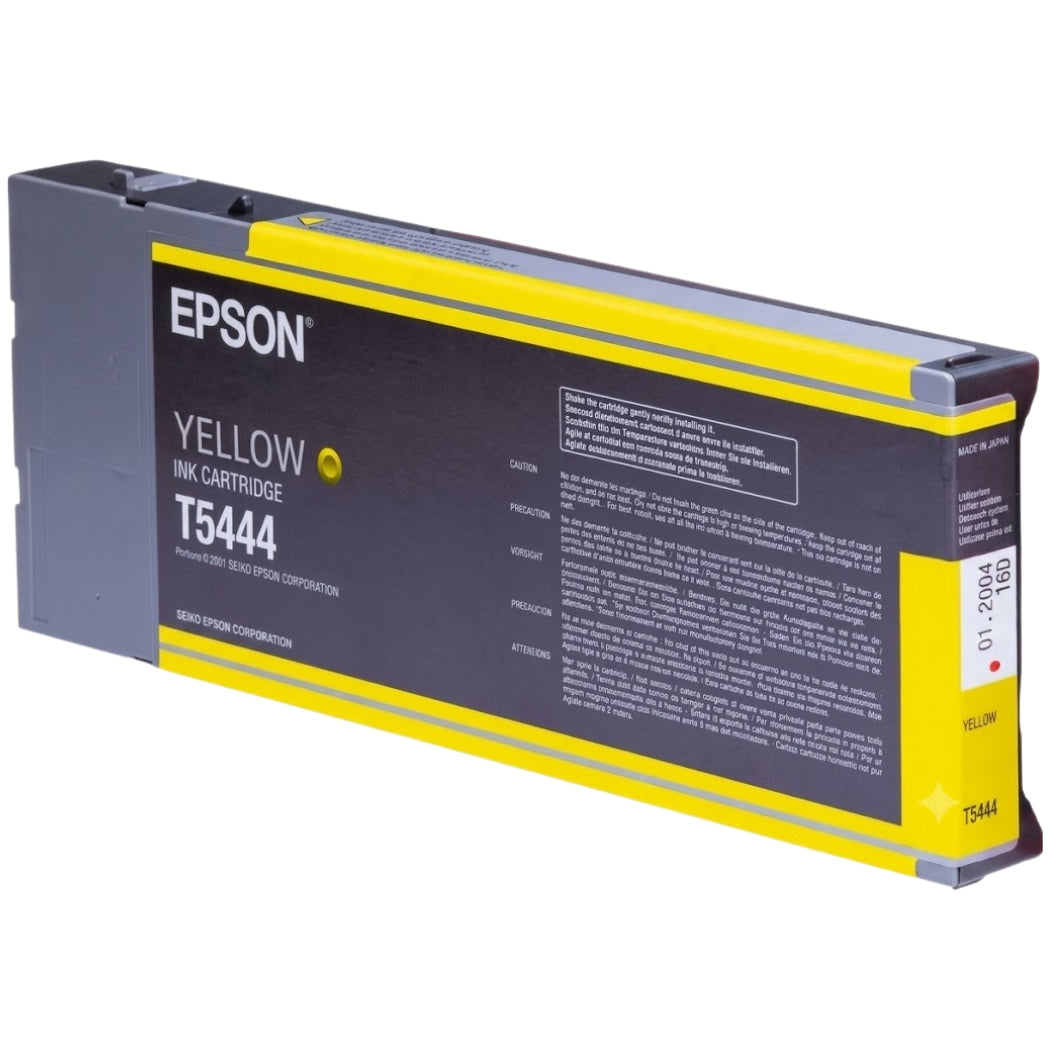 New, Pre-Owned - Epson T5444 High-Yield Yellow 220ml Ink Cartridge, T544400