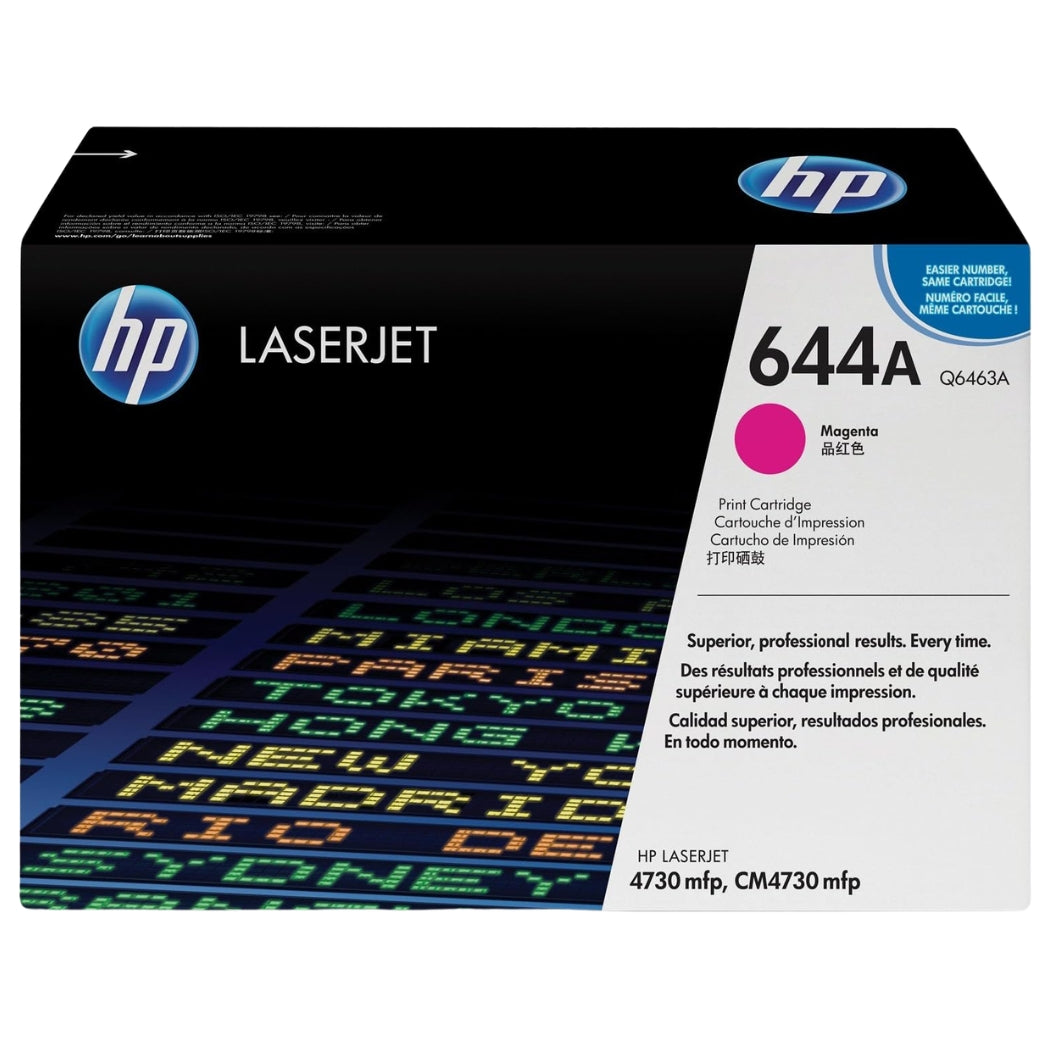 New, Pre-Owned - HP 644A Standard Yield Magenta Toner Cartridge, Q6463A