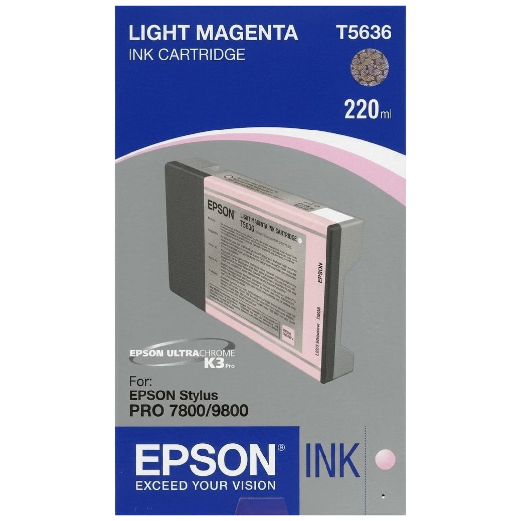 New, Pre-Owned - Epson T5636 Light Magenta High Capacity Ink Cartridge