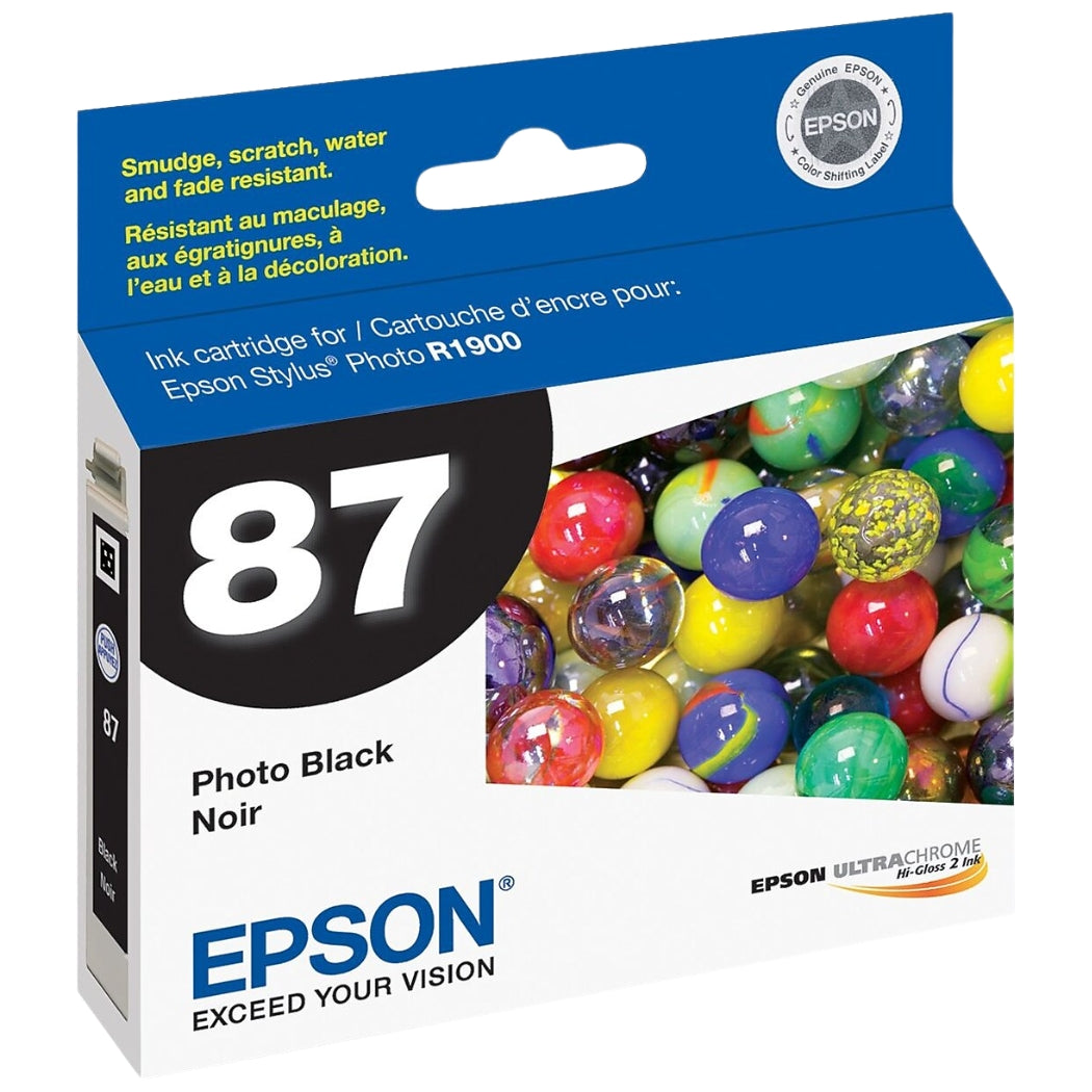 New, Pre-Owned - Epson 87 (T0871) Photo Black Ink Cartridge