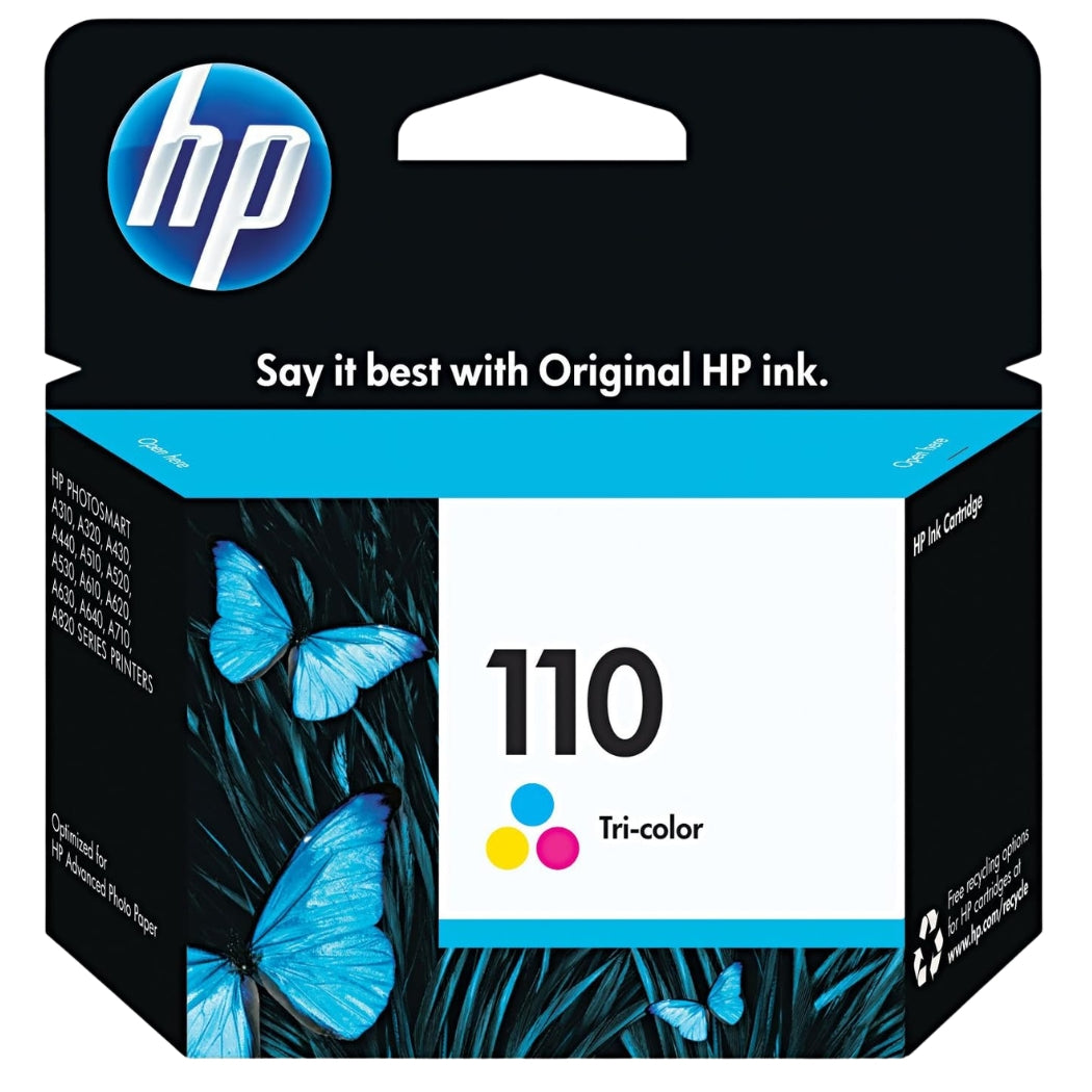 New, Pre-Owned - HP 110 (CB304AN) Tri-color Ink Cartridge