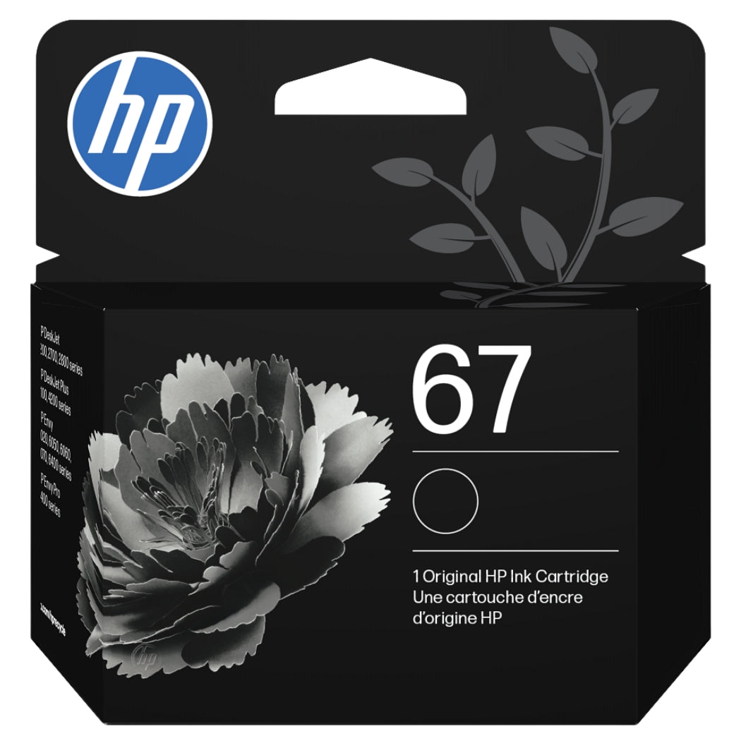 New, Pre-Owned - HP 67 (3YM56AN) Black Ink Cartridge
