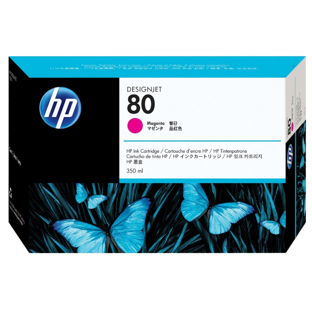 New, Pre-Owned - HP 80 (C4847A) Magenta Ink Cartridge