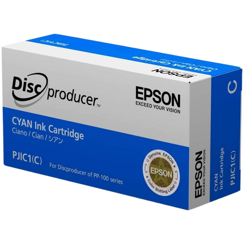 New, Pre-Owned - Epson PJIC1 Standard Yield Cyan Ink Cartridge, C13S020447